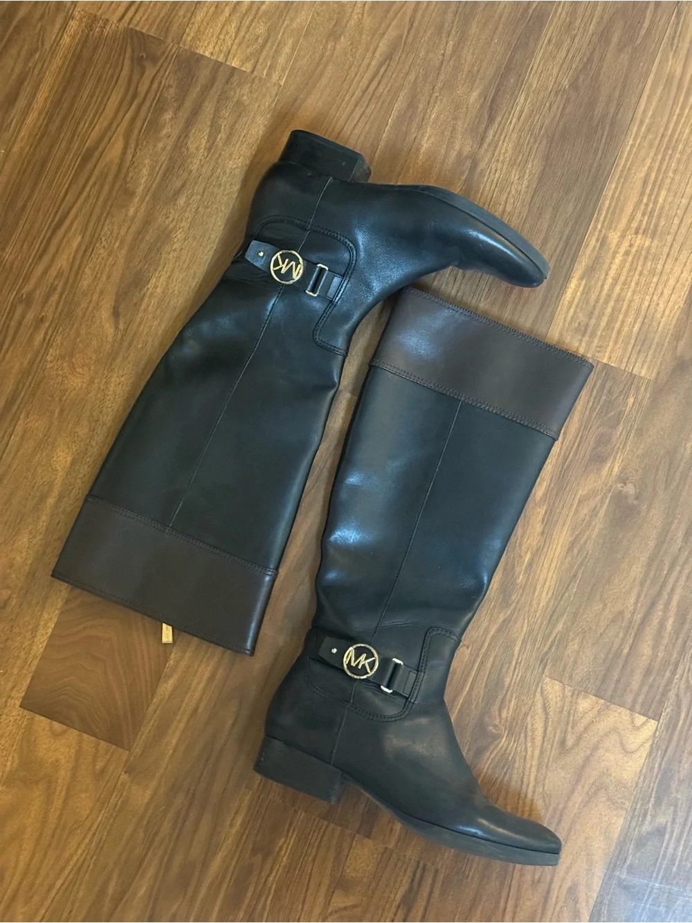 Michael Kors Harland Riding Roots Black and Brown